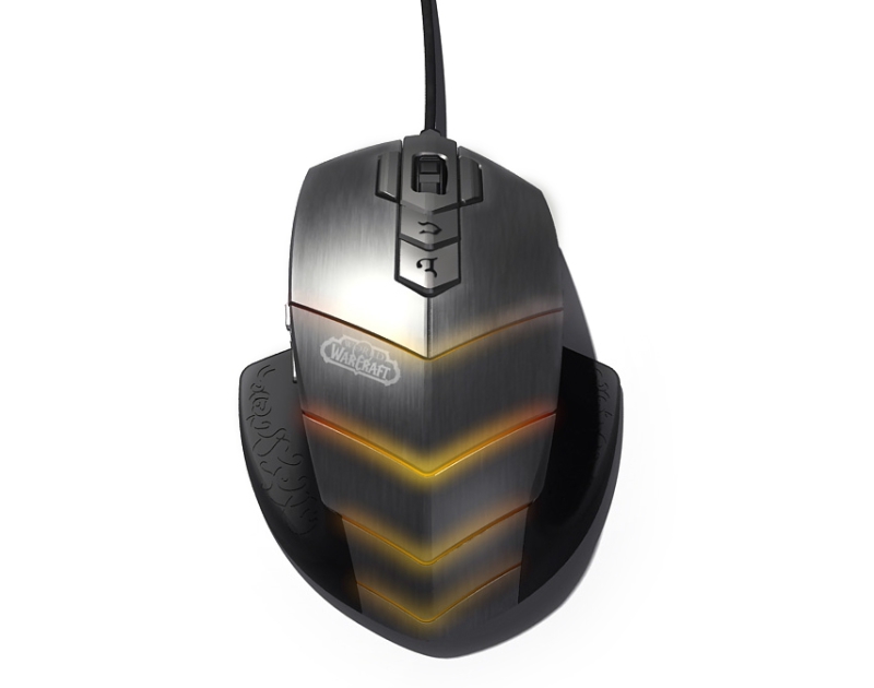 Дизайн SteelSeries World of WarCraft MMO Gaming Mouse очень оригинальный 