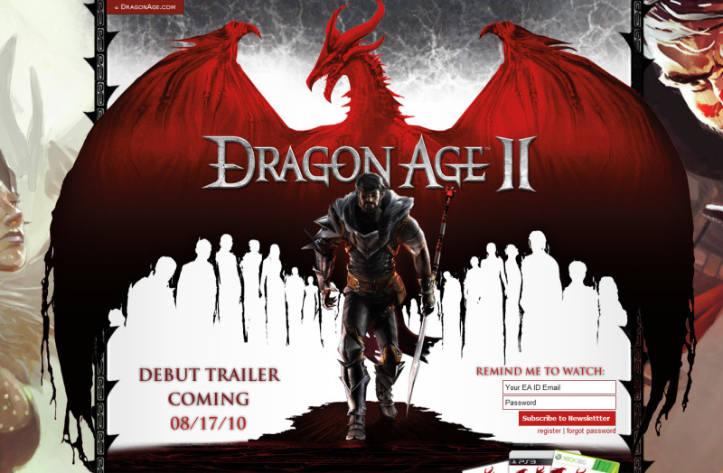 Dragon Age 2 выйдет в марте 2011