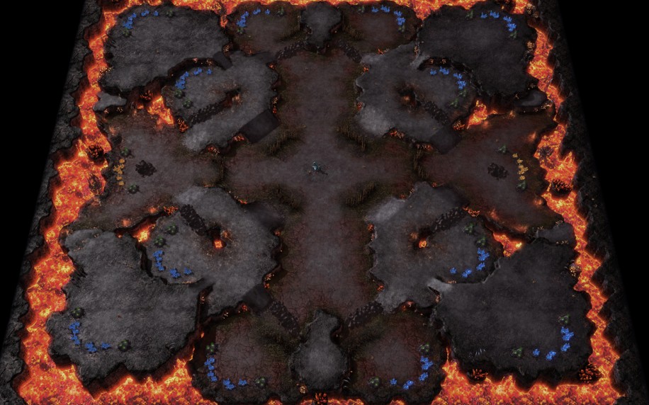 Starcraft 2 map: Normal 1