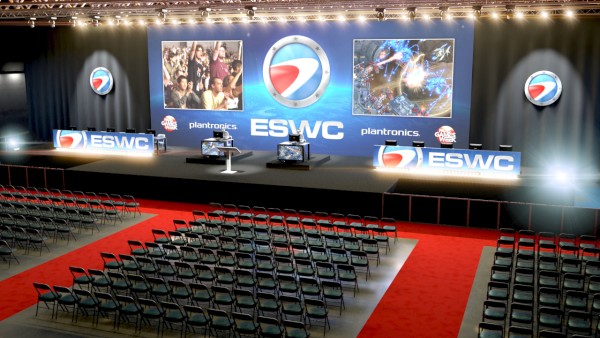 И еще один ракурс все той же сцены ESWC 2011