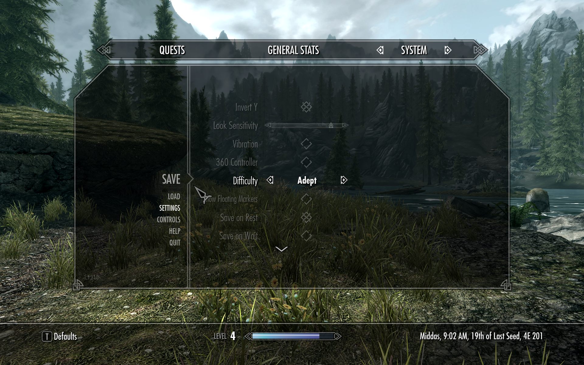 Глубина изображения skyrim что это