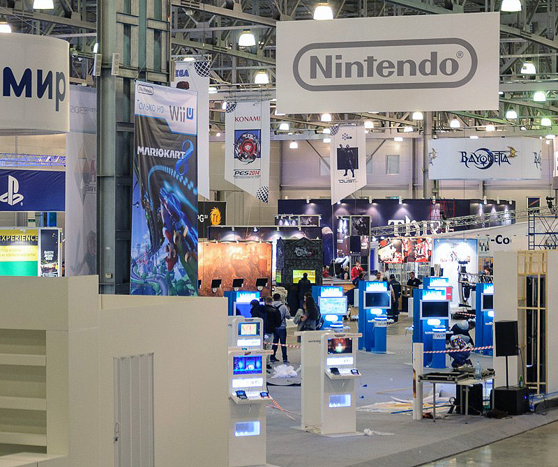 Стенд Nintendo на Игромир 2013