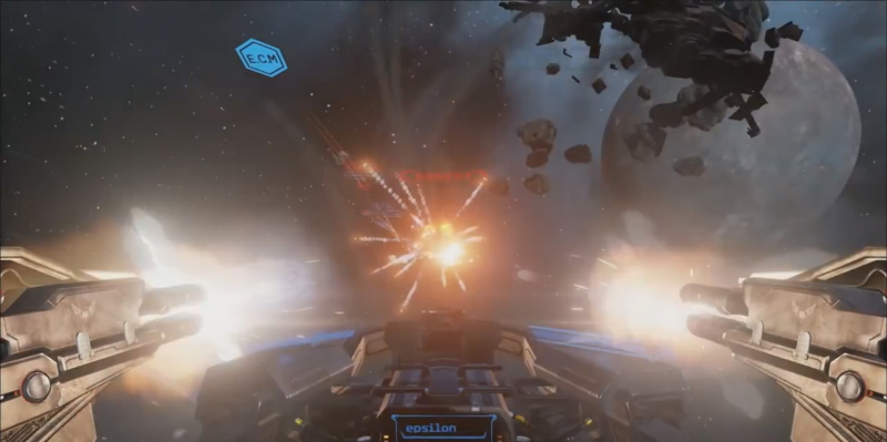 Eve Valkyrie pre-alpha gameplay