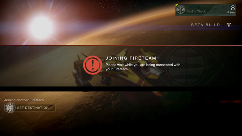 Destiny Beta joining