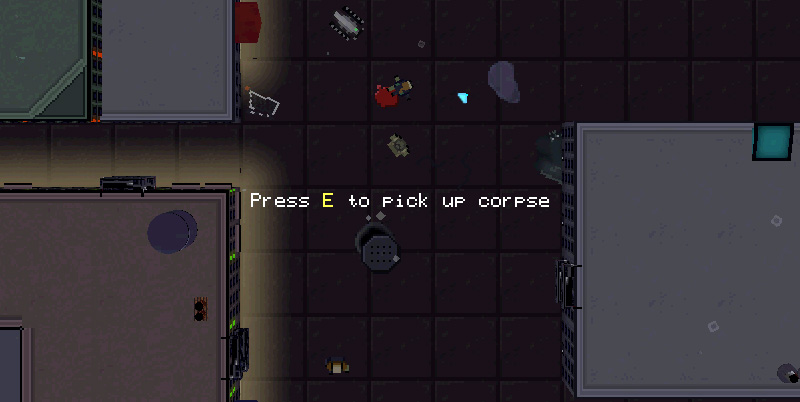 press e to pick up a corpse