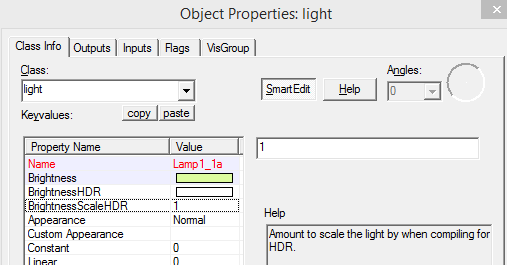 object properties light