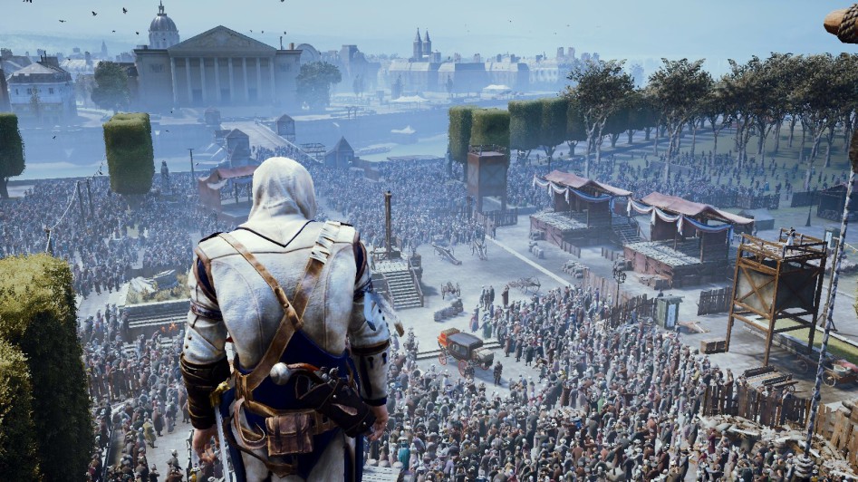 assassin's creed unity crowd