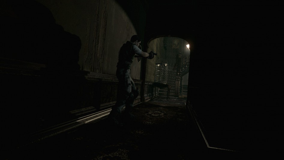 resident evil hd remaster corridor