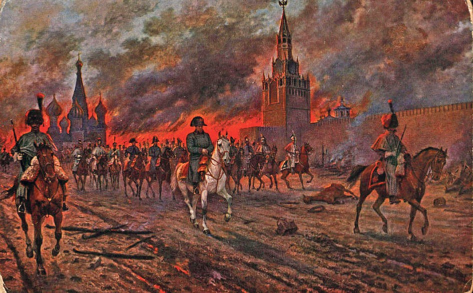 Napoleon pokidaet Kreml