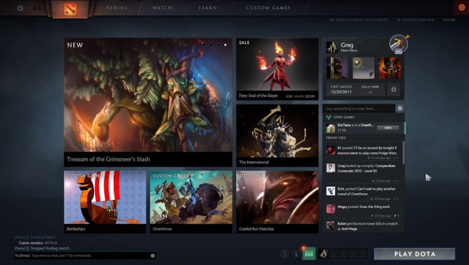 dota 2 reborn dashboard