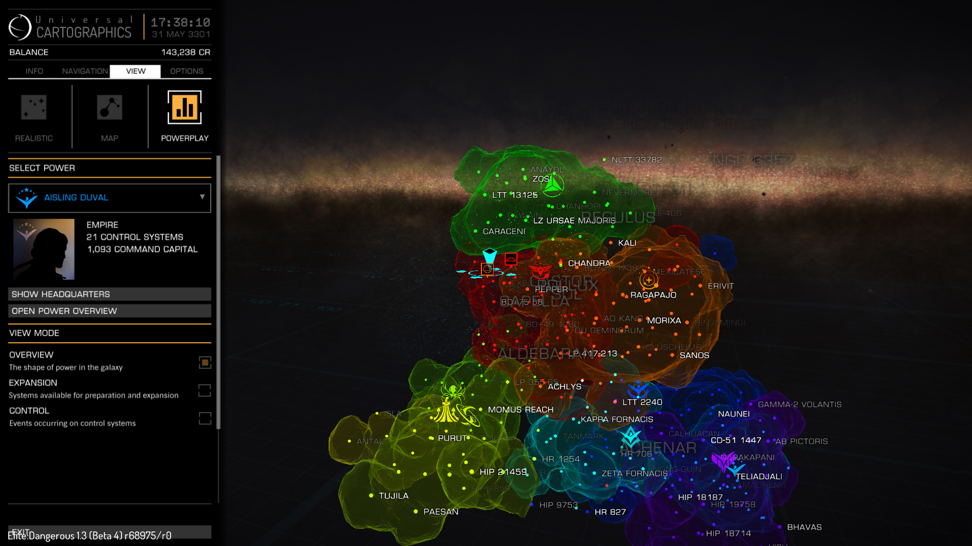Elite dangerous интерактивная карта