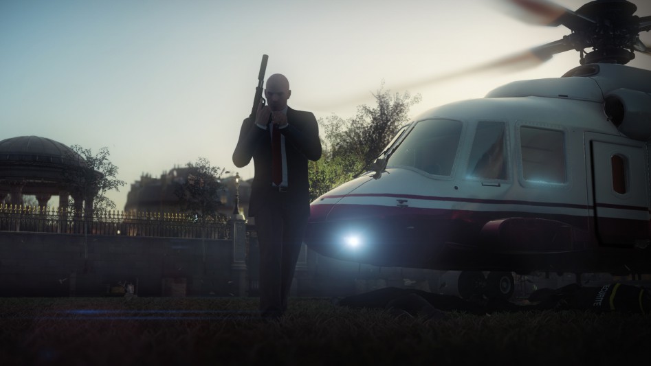 hitman helicopter