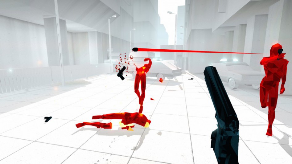 Superhot headshot