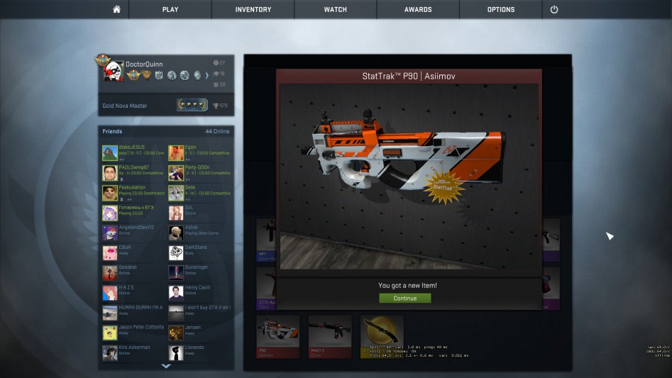 stattrak p90