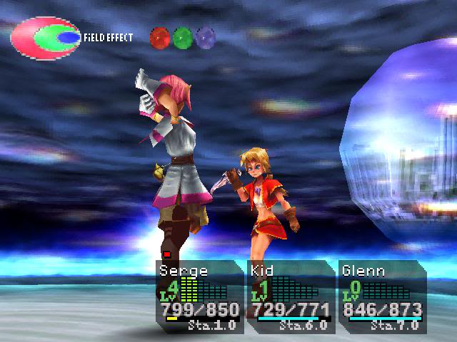 Chrono Cross battle