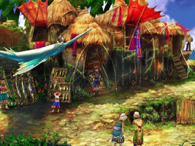 Chrono Cross fishing village