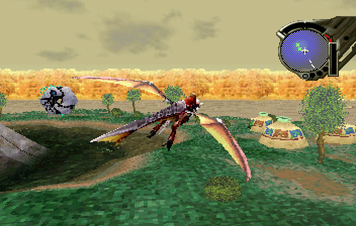 Panzer Dragoon Saga fly