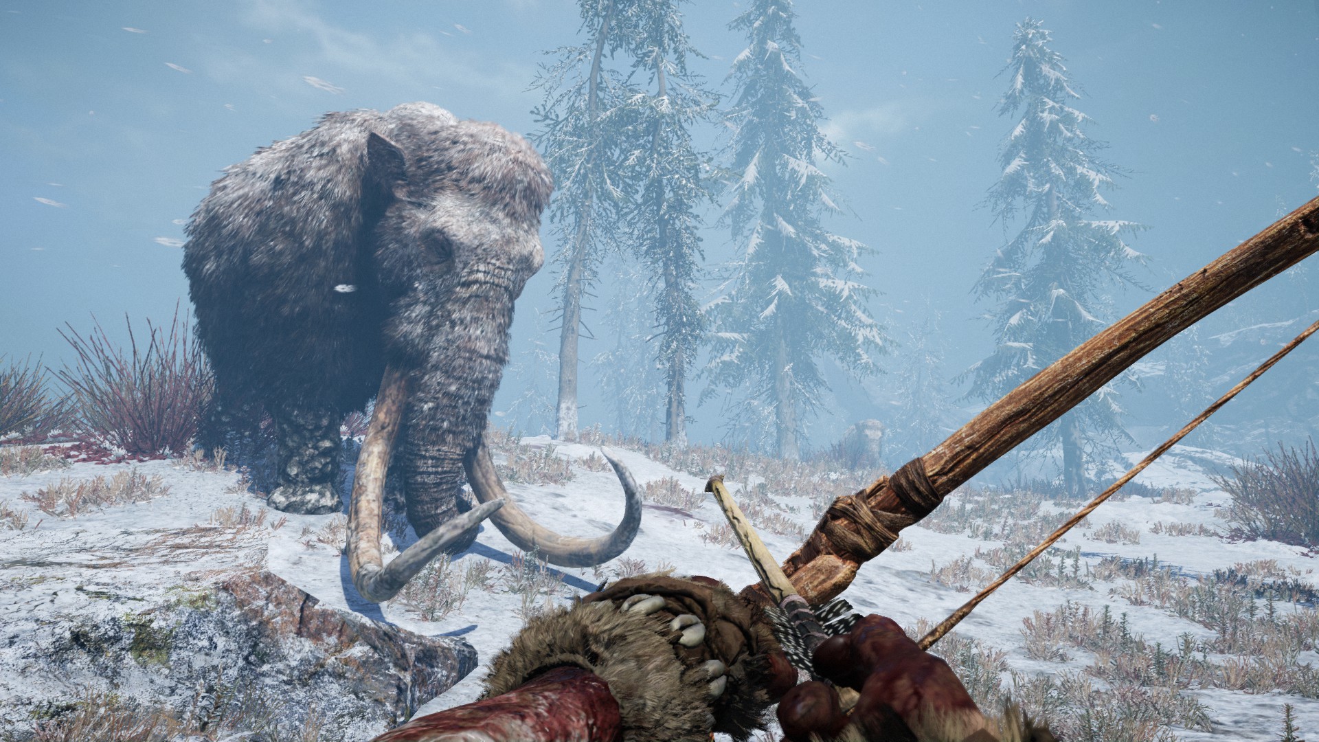 Far cry primal отзывы. Far Cry Primal мамонт. Far Cry Primal Snow spearart.