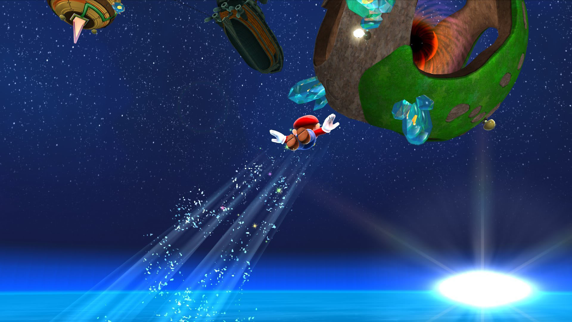 Гравитация в Mario Galaxy.