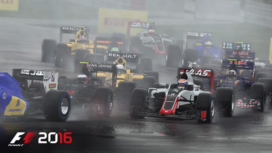 F1 2016 rainy race