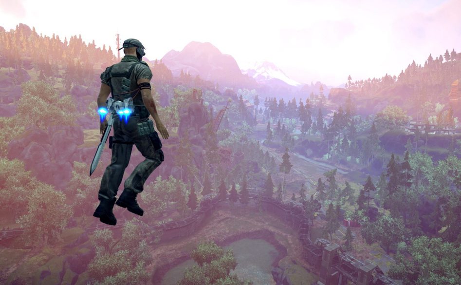 elex man with jetpack