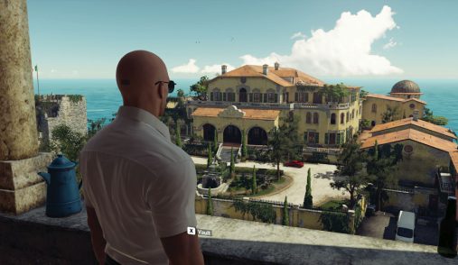 Sapienza Hitman on balcony