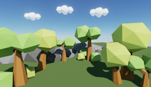 lowpoly trees